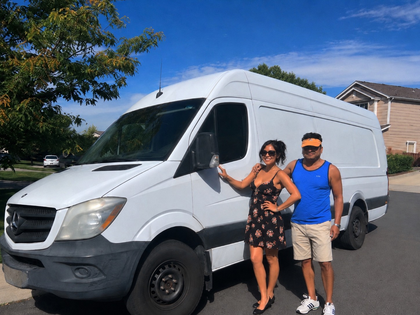 Oliver Maldonado during the van-life chapter that carried Oliver and Sofia across more than 40 states.